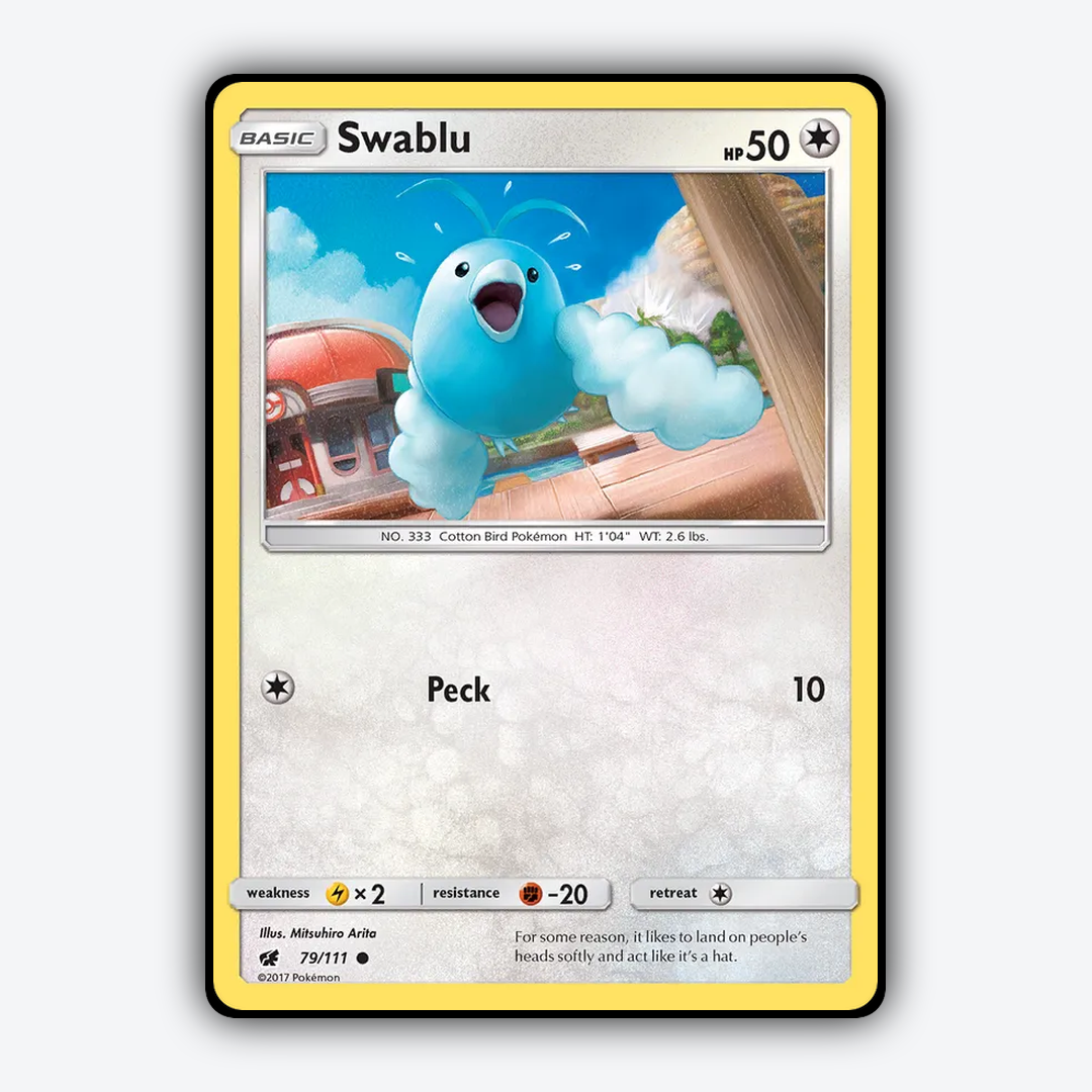 Swablu 079/111 - Crimson Invasion Set - Card Rug