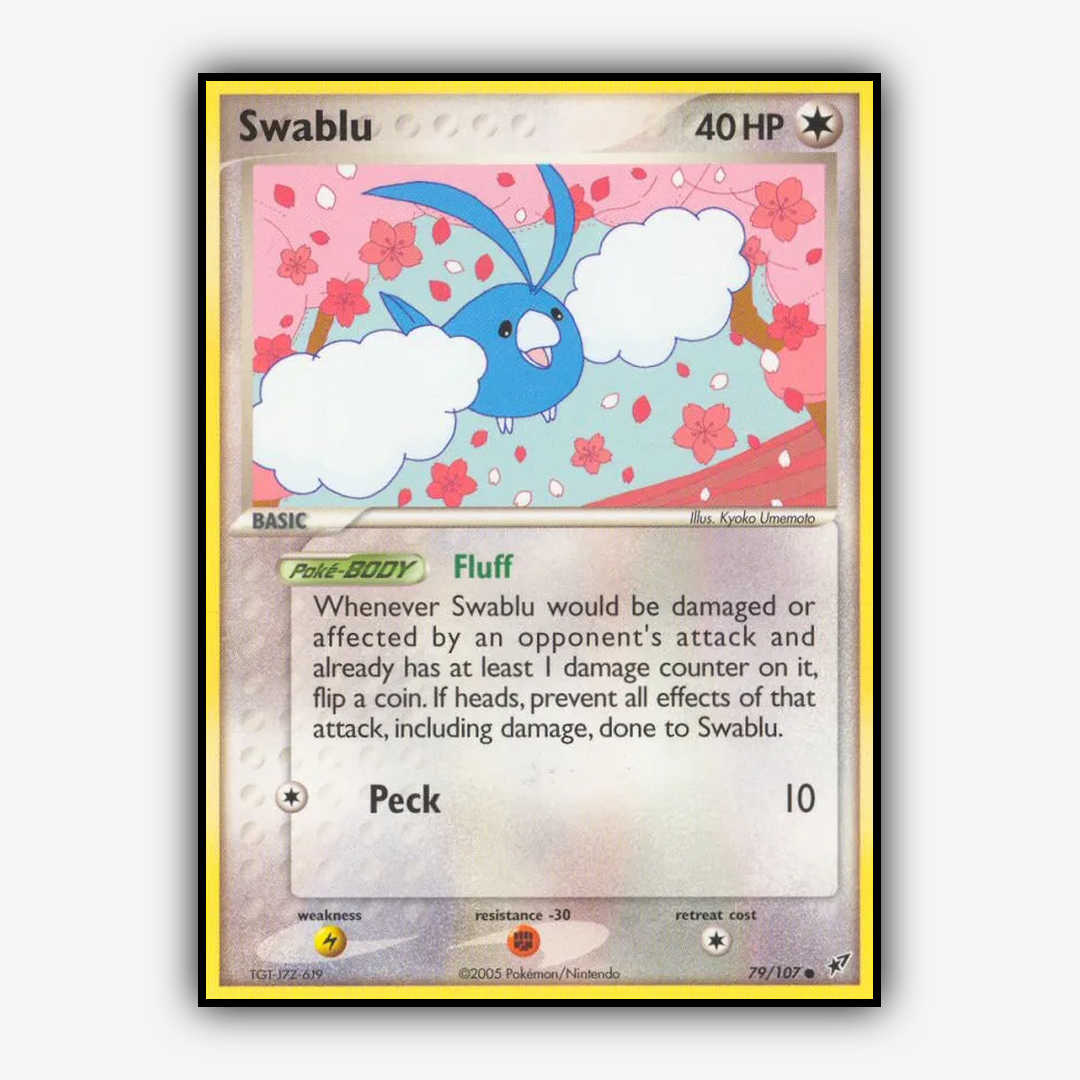 Swablu 079/107 - Deoxys Set - Card Rug