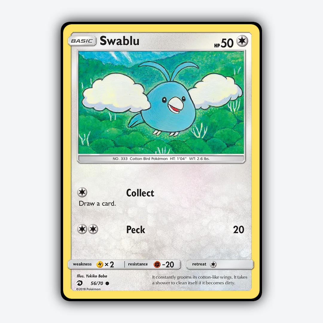 Swablu 056/70 - Dragon Majesty Set - Card Rug
