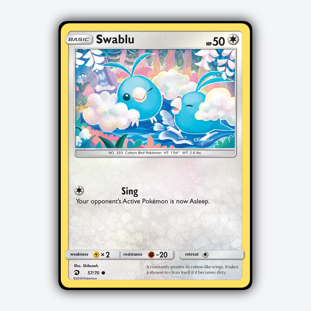 Swablu 057/70 - Dragon Majesty Set - Card Rug