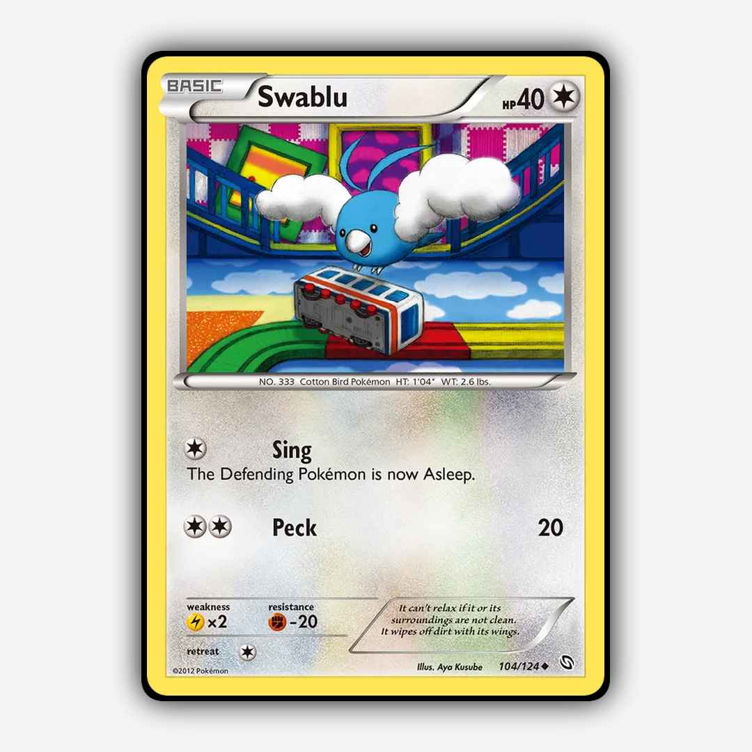 Swablu 104/124 - Dragons Exalted Set - Card Rug