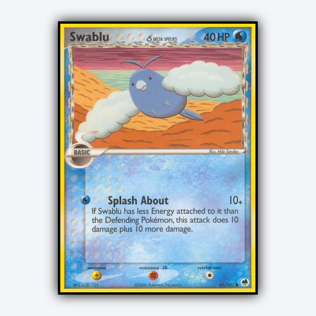 Swablu δ 065/101 - Dragon Frontiers Set - Card Rug