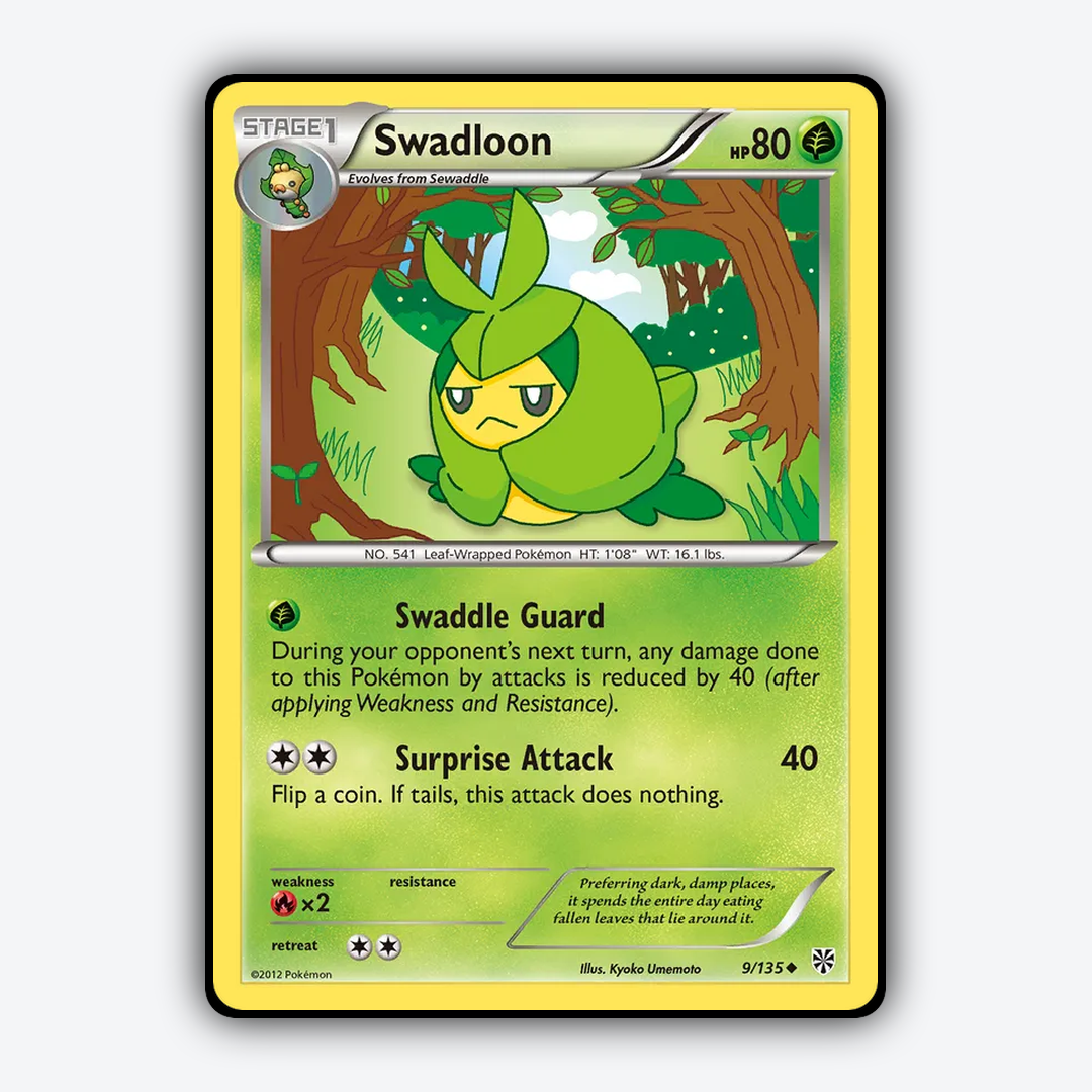 Swadloon 009/135 - Plasma Storm Set - Card Rug
