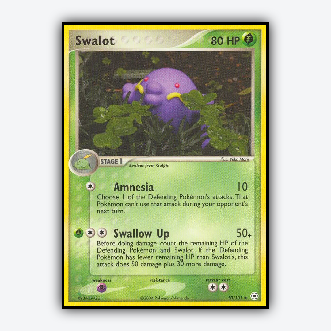 Swalot 050/101 - Hidden Legends Set - Card Rug