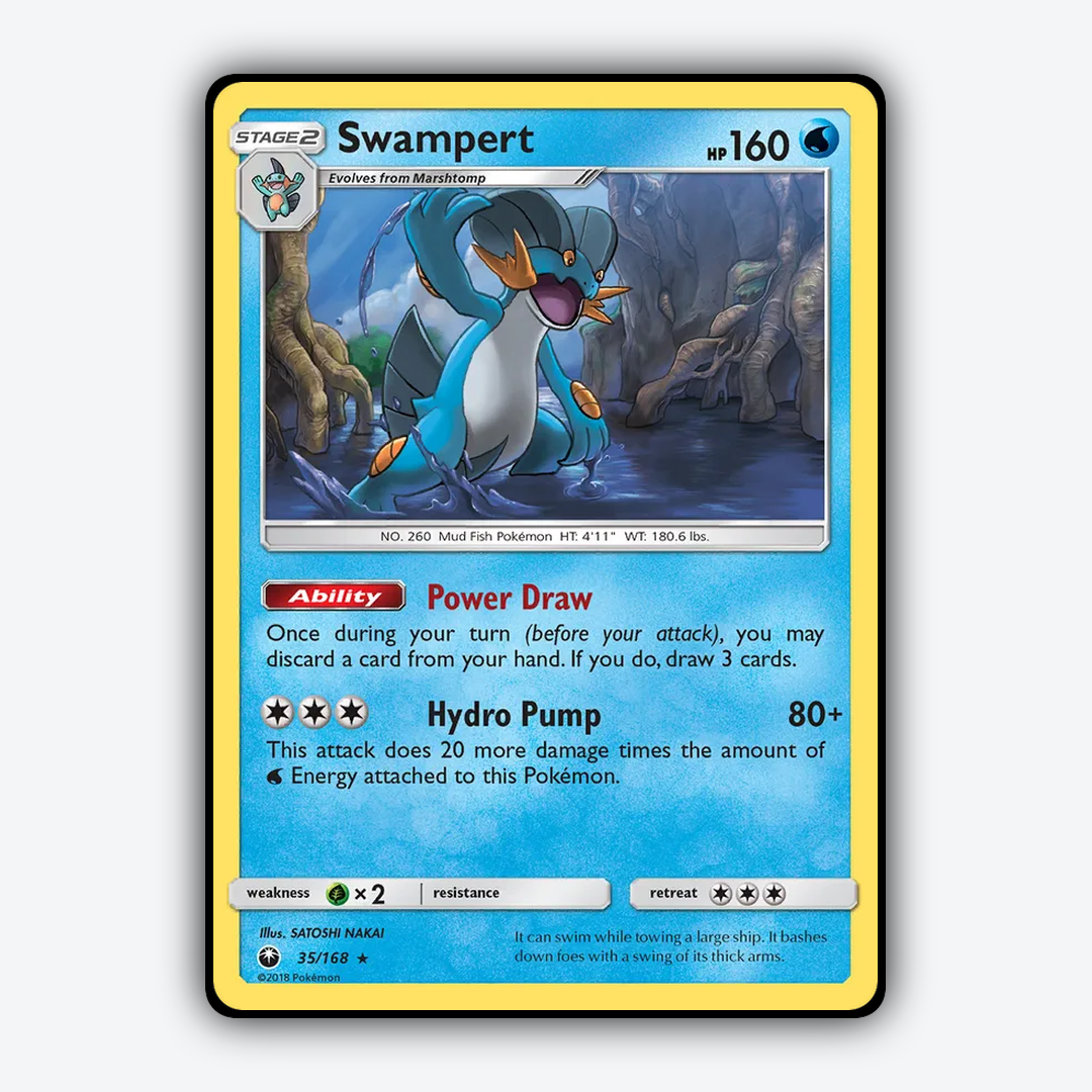 Swampert 035/168 - Celestial Storm Set - Card Rug
