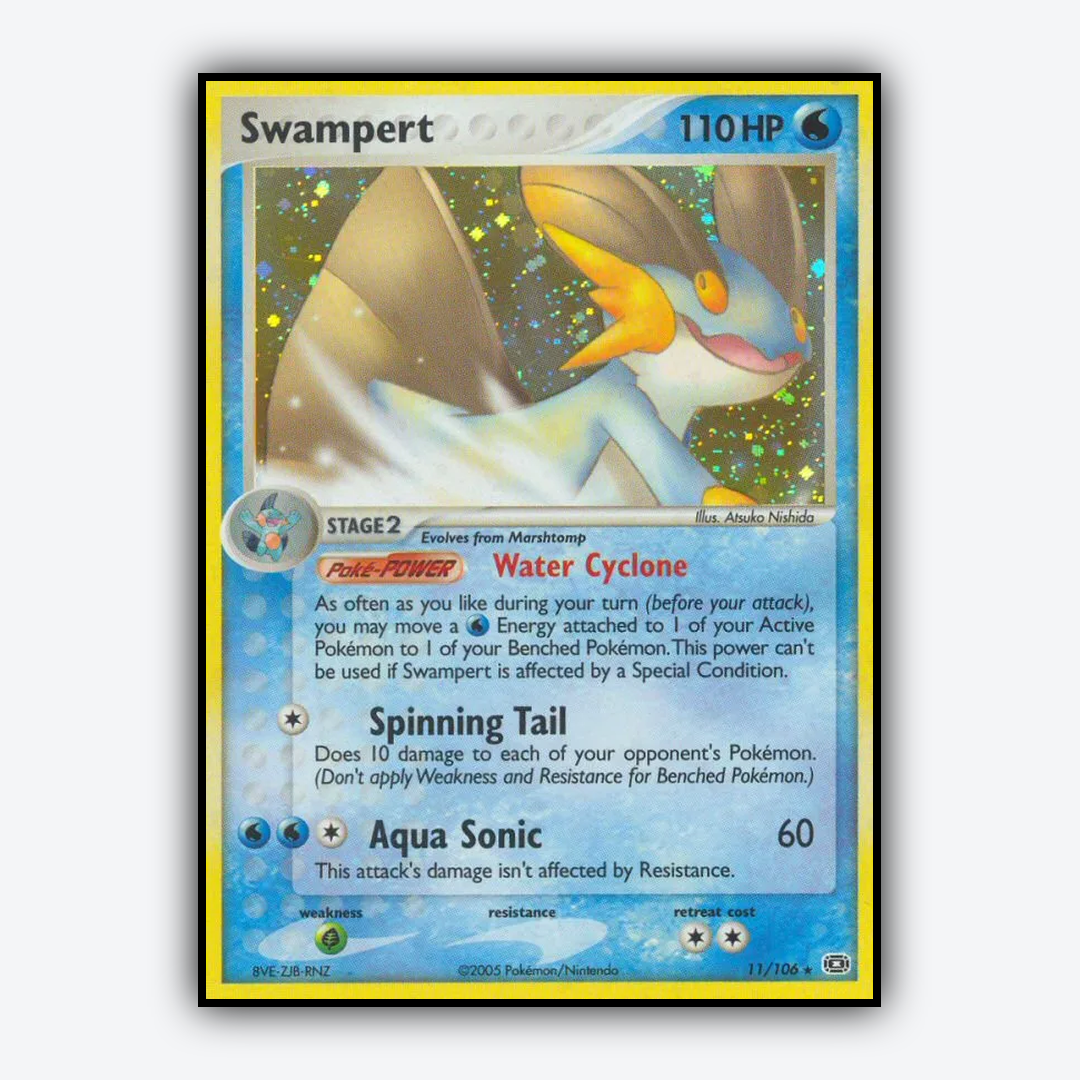Swampert 011/106 - Emerald Set - Card Rug