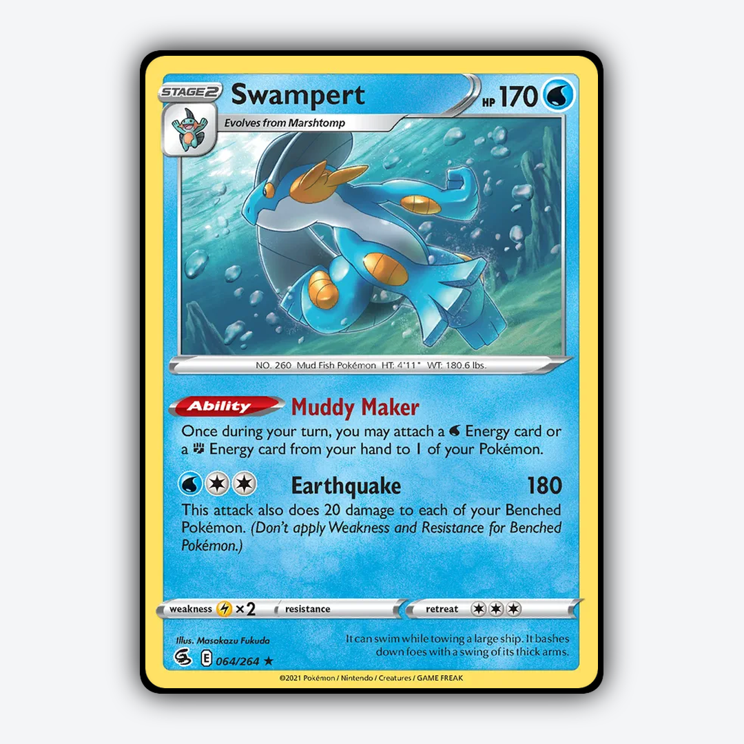 Swampert 064/264 - Fusion Strike Set - Card Rug