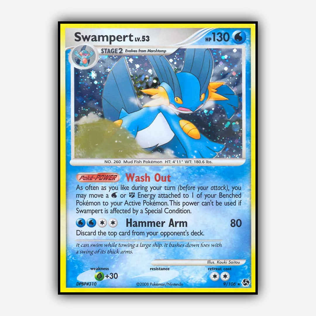 Swampert 009/106 - Great Encounters Set - Card Rug