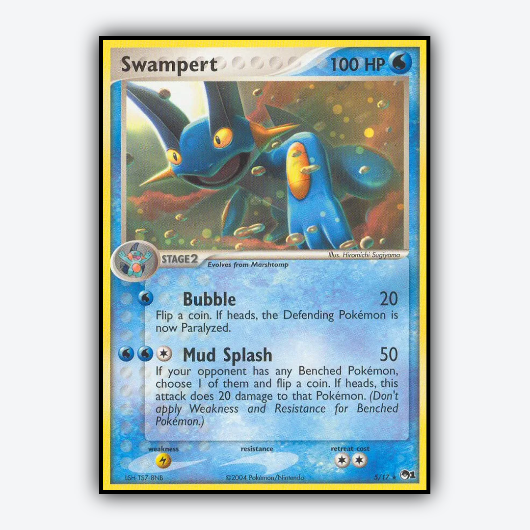Swampert 005/17 - POP Series 1 Set - Card Rug