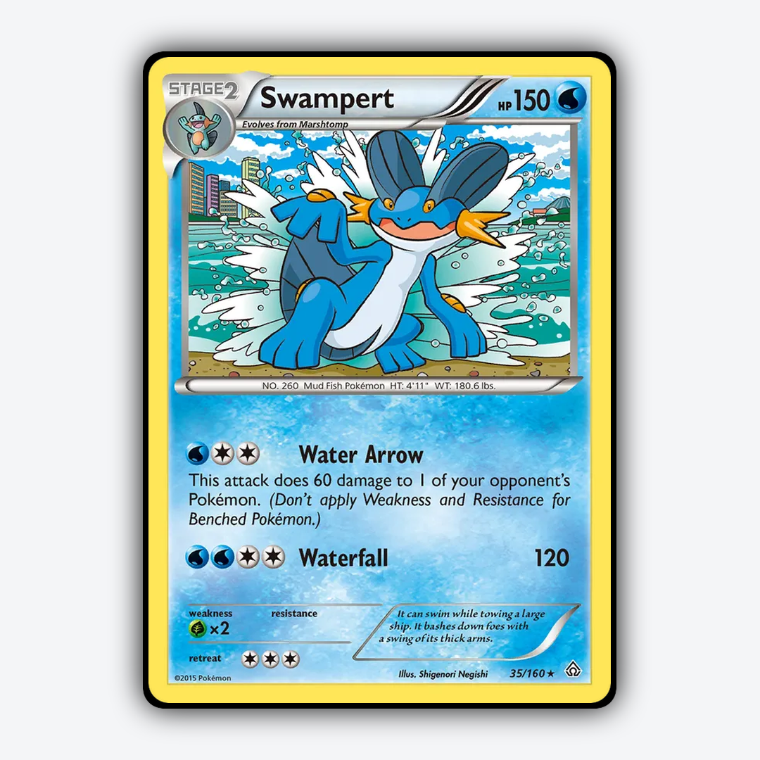 Swampert 035/160 - Primal Clash Set - Card Rug