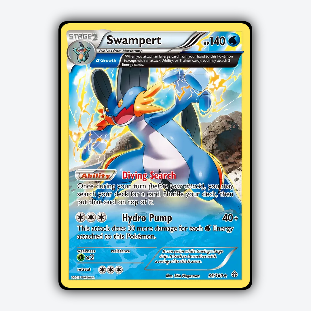 Swampert 036/160 - Primal Clash Set - Card Rug