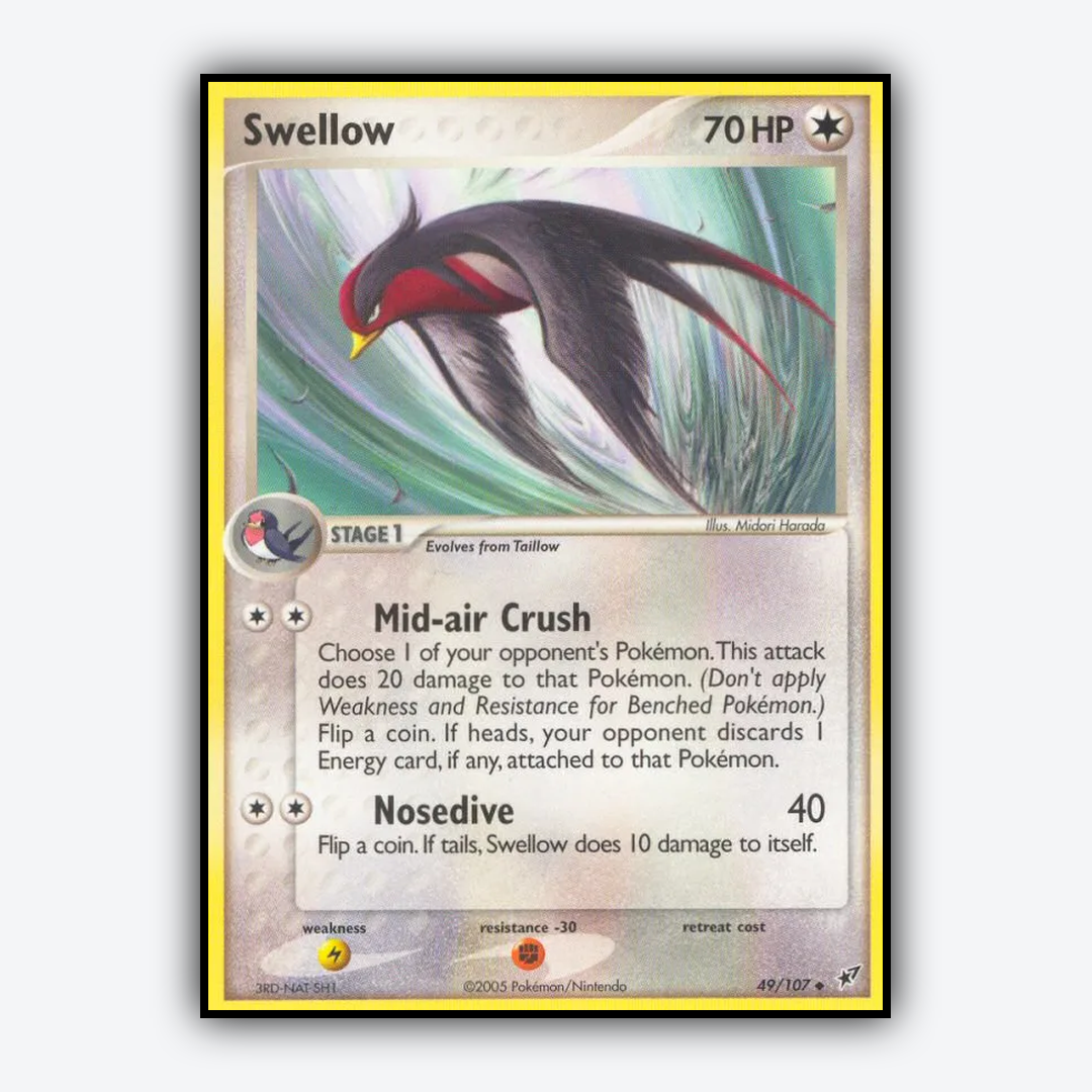 Swellow 049/107 - Deoxys Set - Card Rug