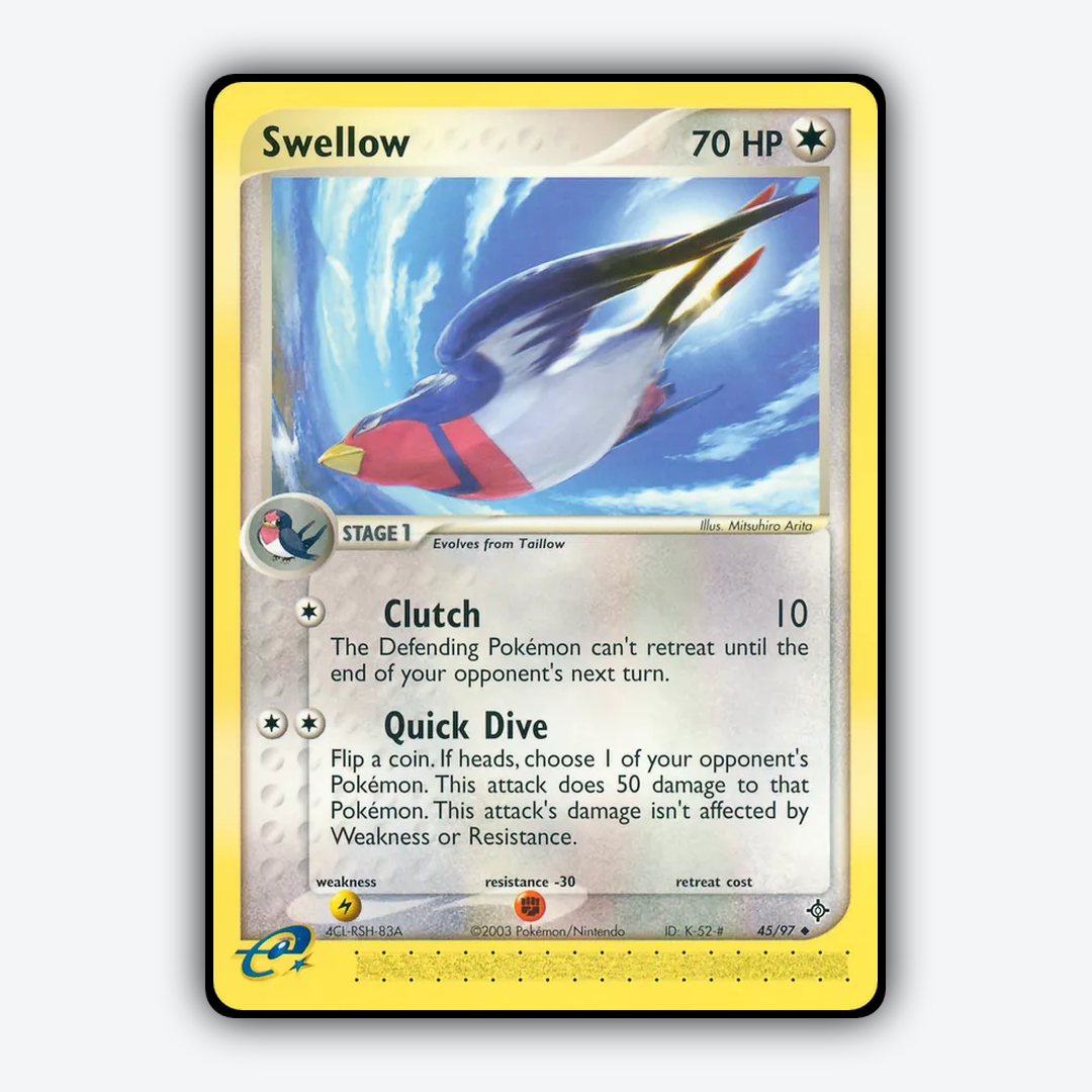 Swellow 045/97 - Dragon Set - Card Rug