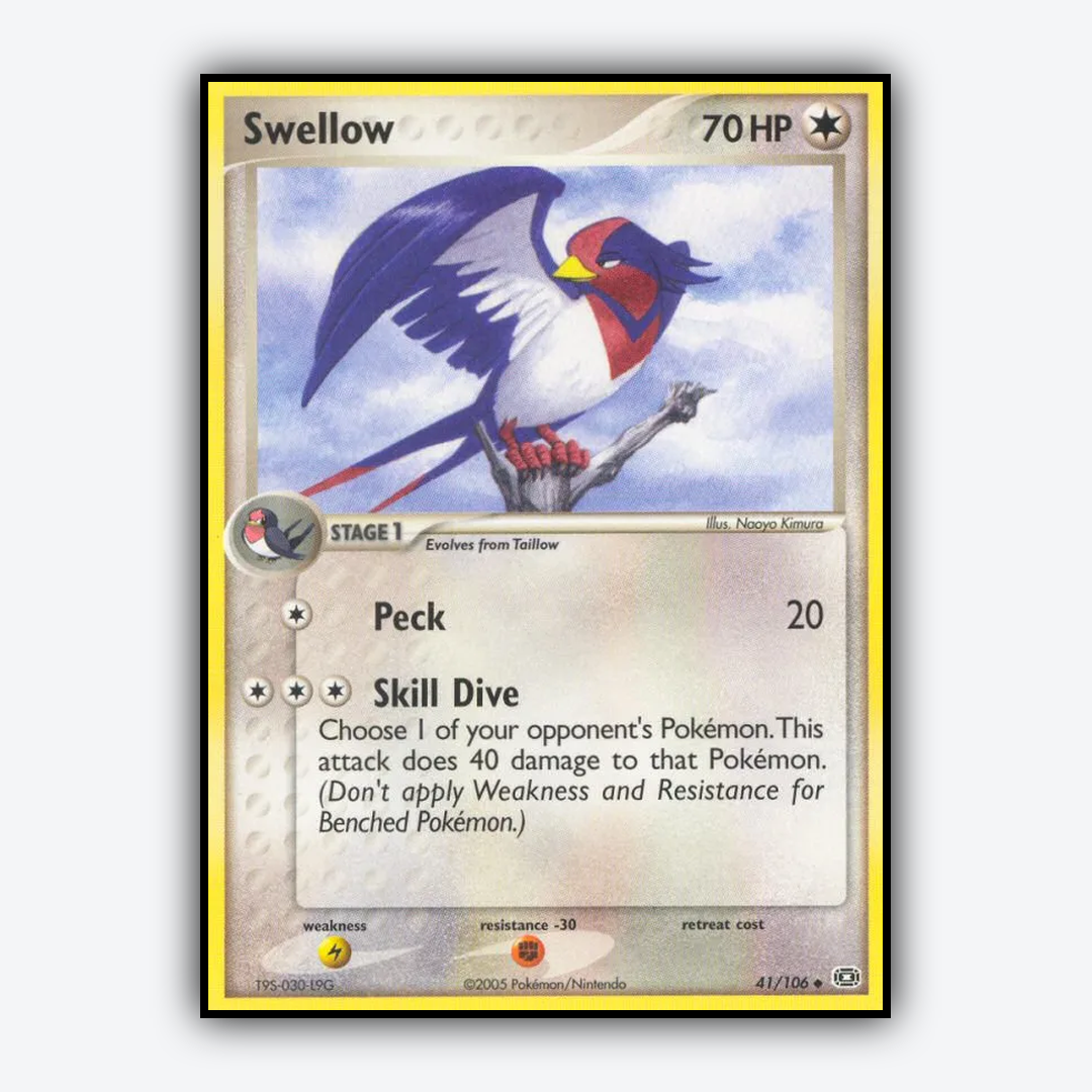 Swellow 041/106 - Emerald Set - Card Rug