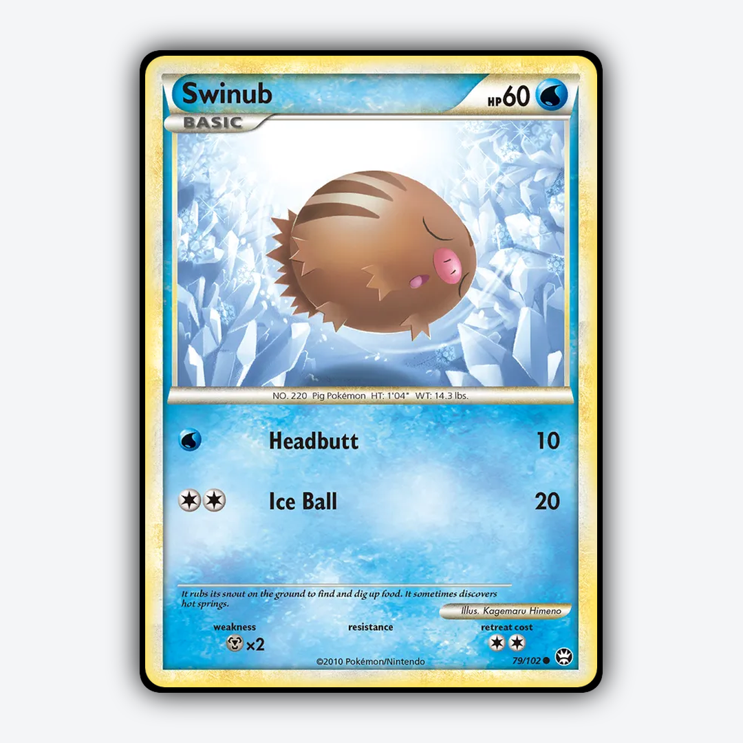 Swinub 079/102 - HS—Triumphant Set - Card Rug