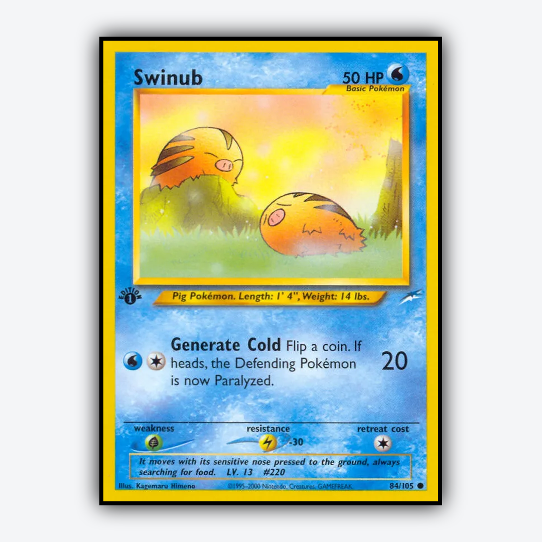 Swinub 084/105 - Neo Destiny Set - Card Rug