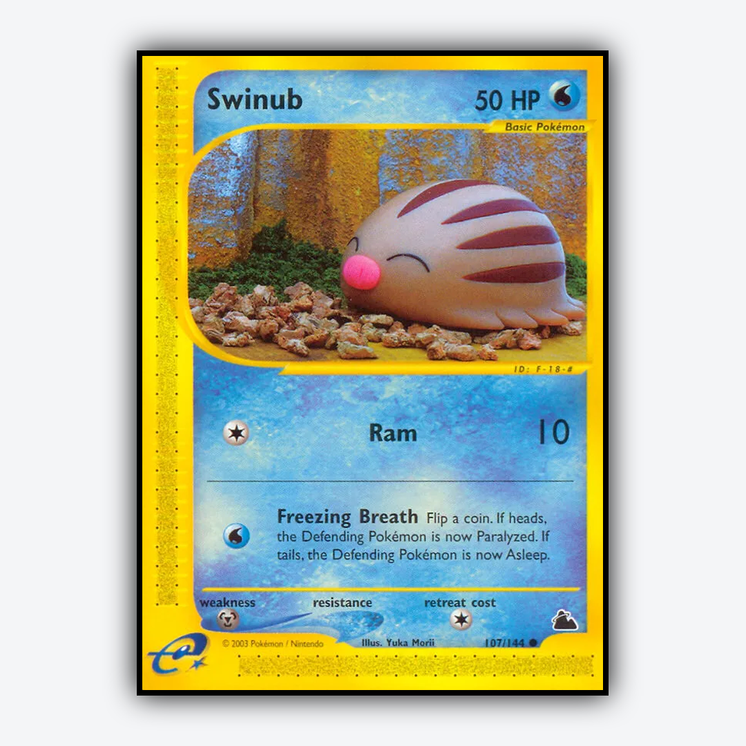 Swinub 107/144 - Skyridge Set - Card Rug