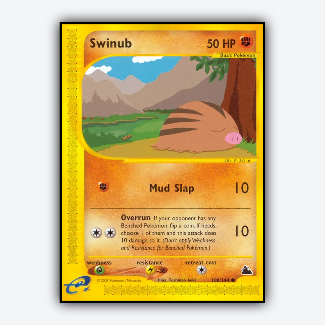 Swinub 108/144 - Skyridge Set - Card Rug