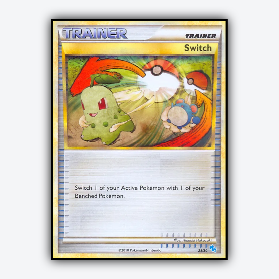 Switch 028/30 - HGSS Trainer Kit Gyarados Set - Card Rug