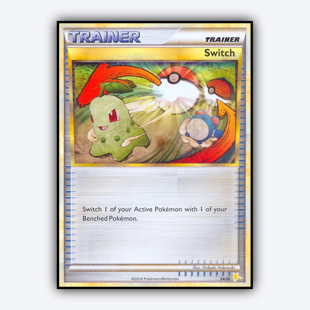 Switch 024/30 - HGSS Trainer Kit Raichu Set - Card Rug