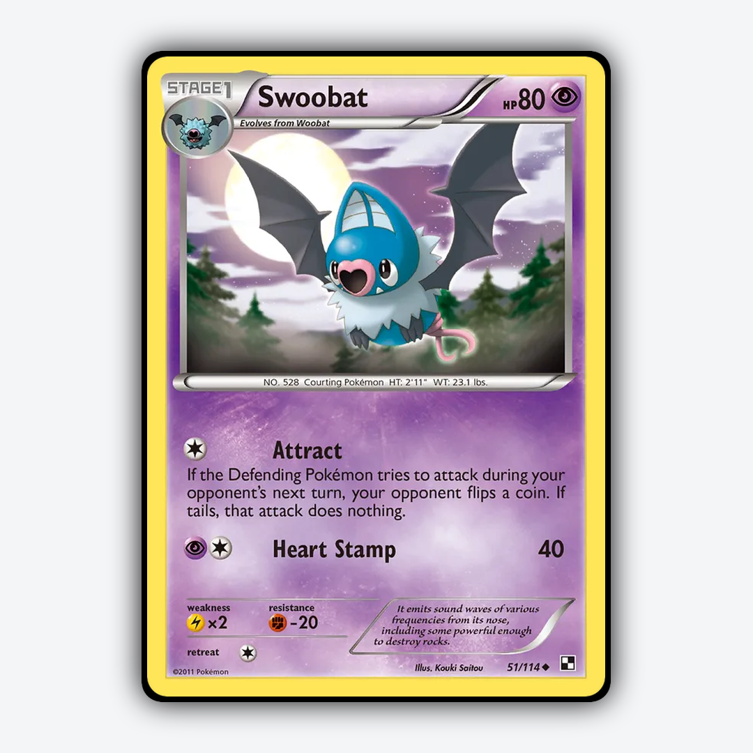 Swoobat 051/114 - Black & White Set - Card Rug