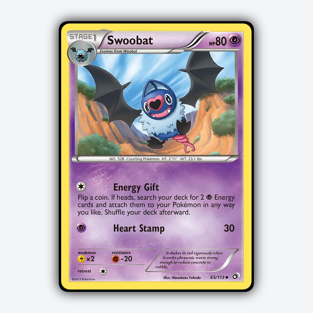 Swoobat 065/113 - Legendary Treasures Set - Card Rug