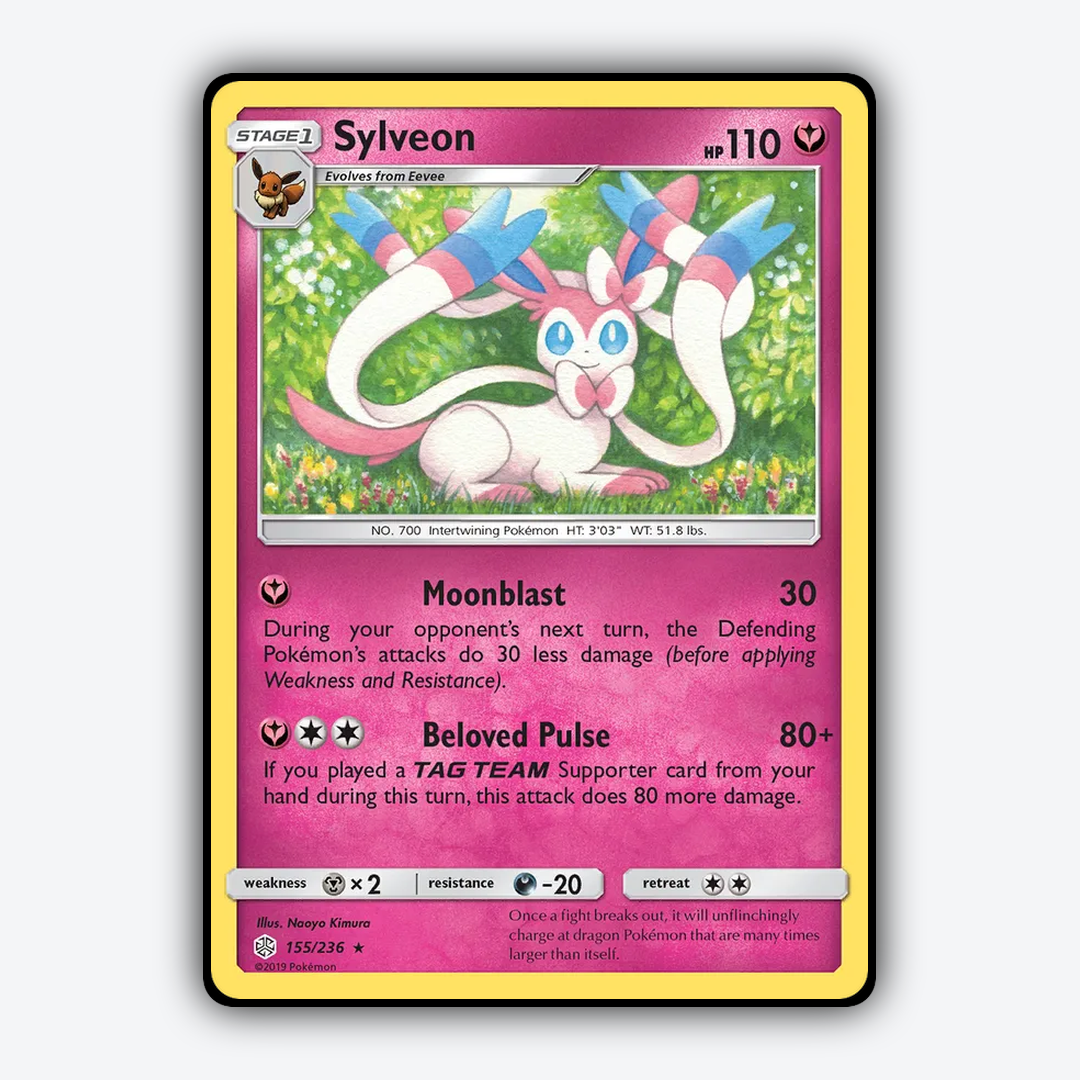 Sylveon 155/236 - Cosmic Eclipse Set - Card Rug