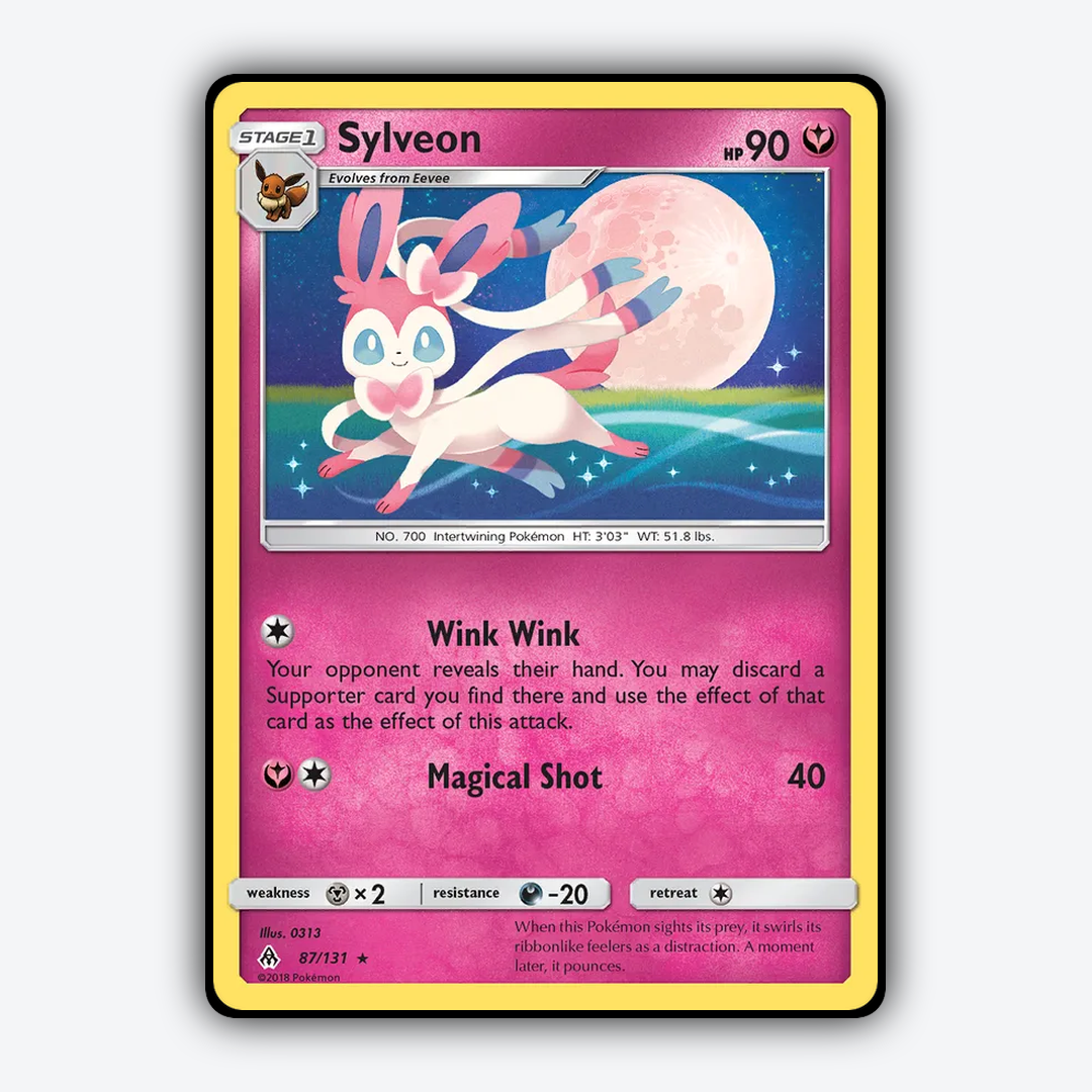 Sylveon 087/131 - Forbidden Light Set - Card Rug