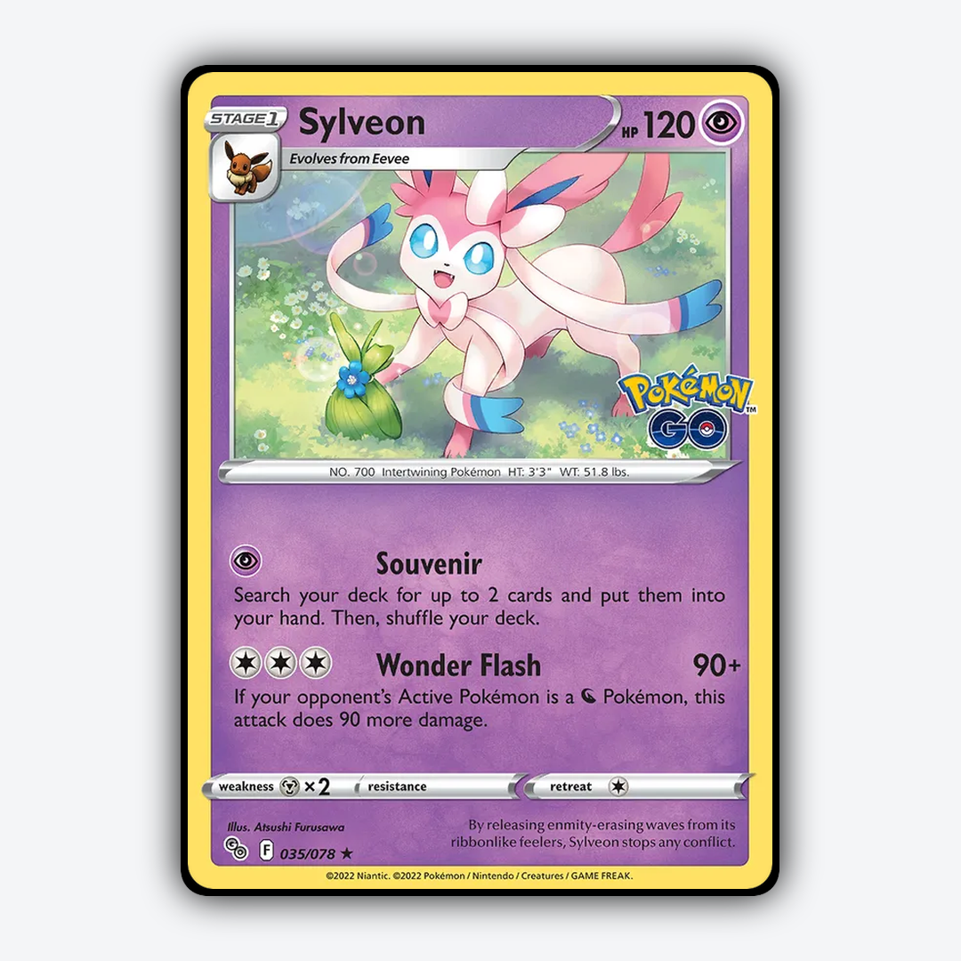 Sylveon 035/78 - Pokémon GO Set - Card Rug