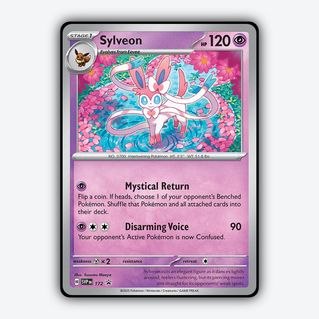 Sylveon #172 - Scarlet & Violet Black Star Promos Set - Card Rug
