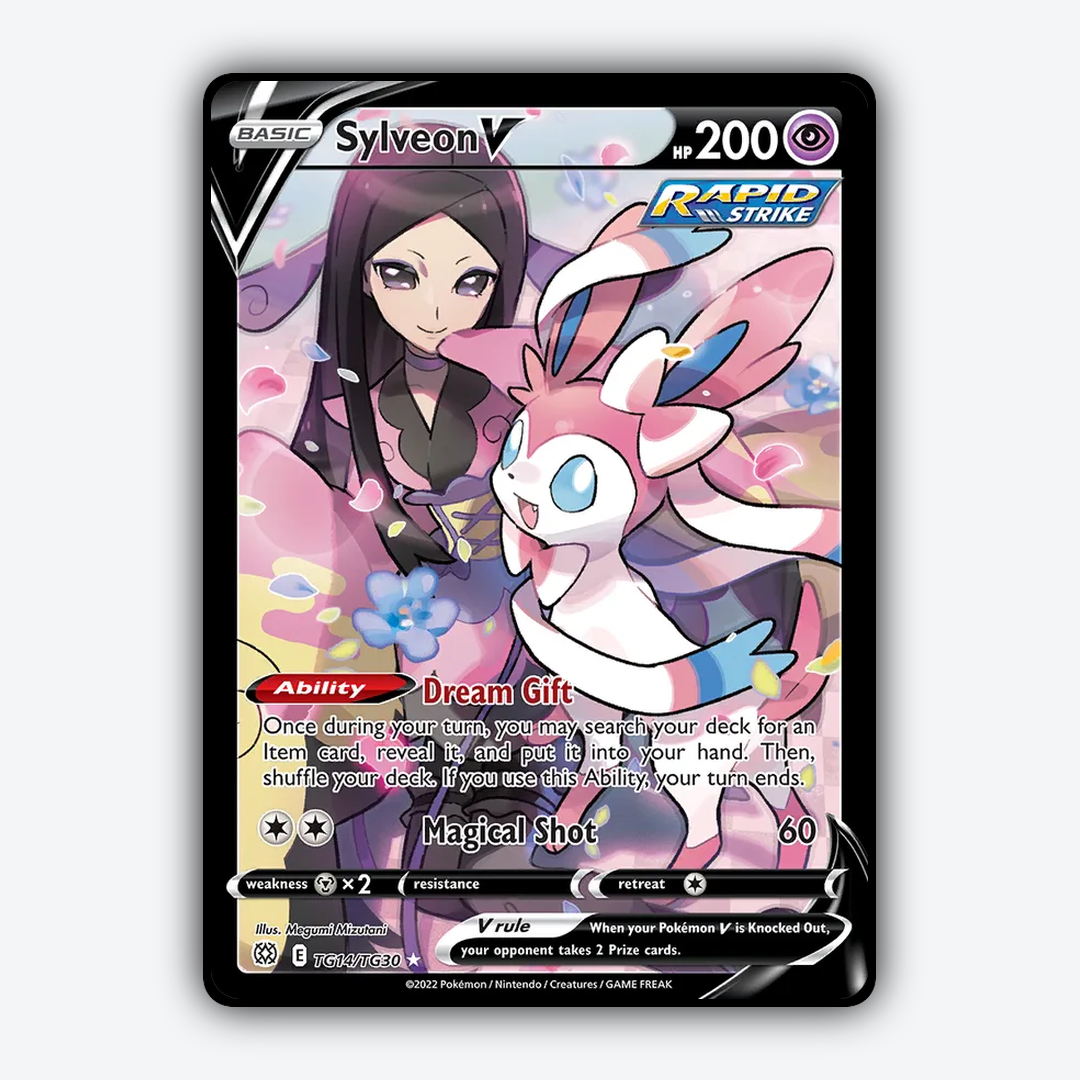 Sylveon V TG014/30 - TG014/30 Brilliant Stars Trainer Gallery Set - Card Rug