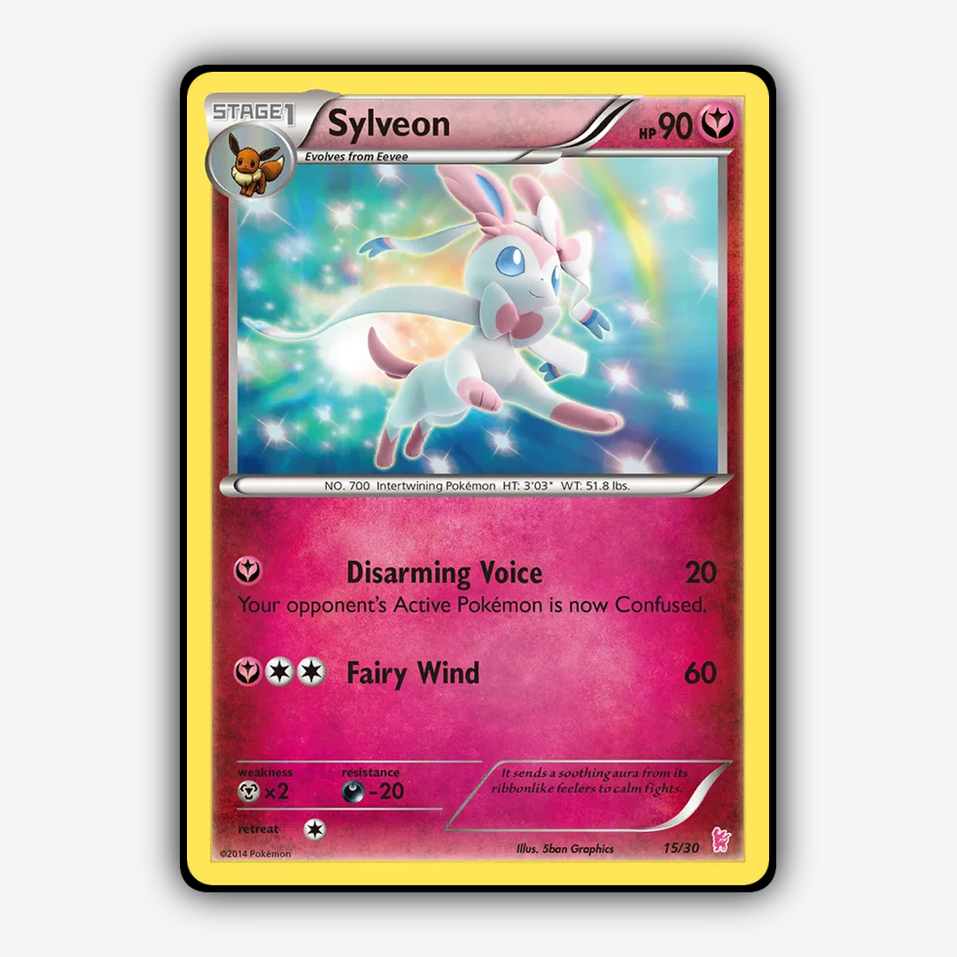Sylveon 015/30 - XY Trainer Kit Sylveon Set - Card Rug