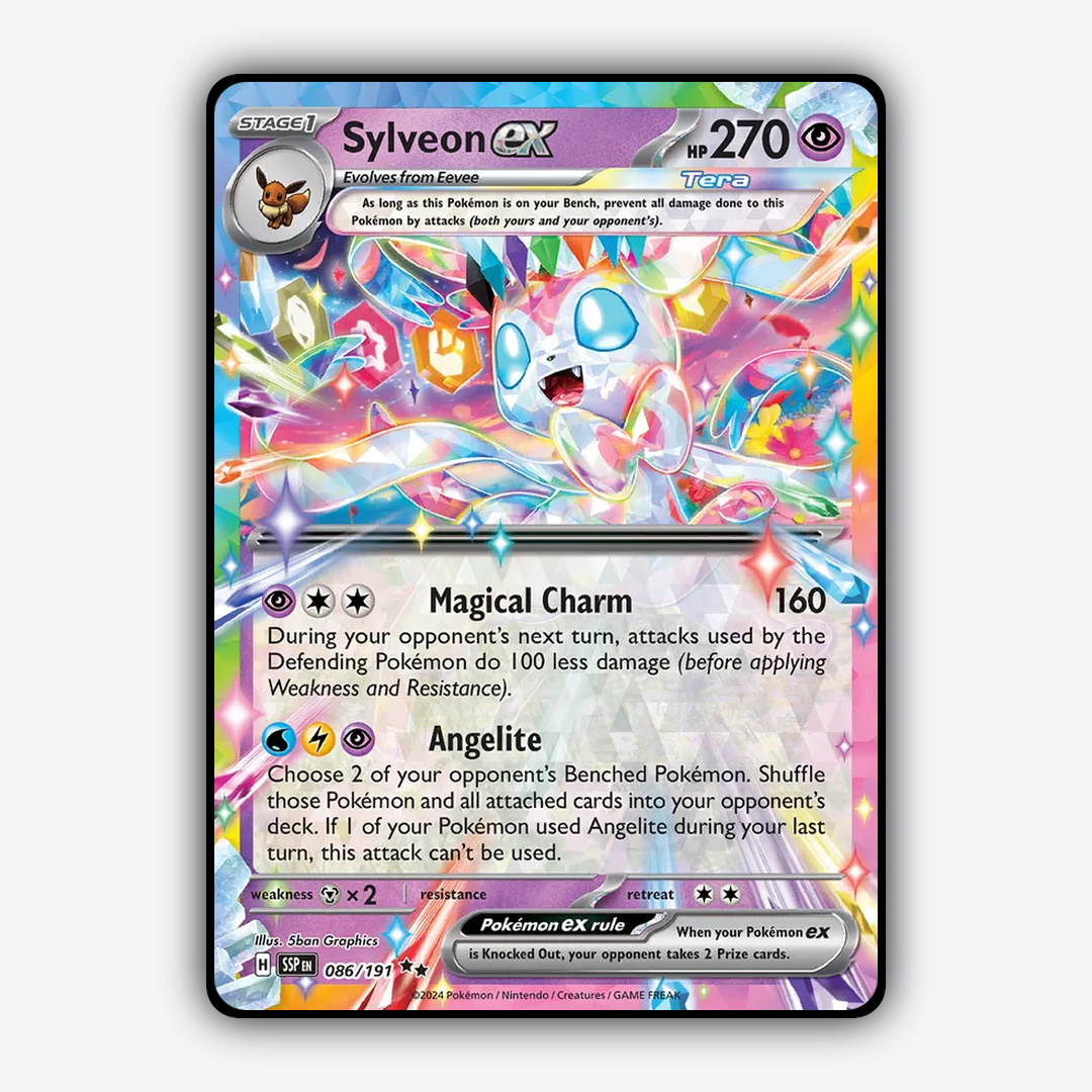 Sylveon ex #86 - Surging Sparks Set - Card Rug