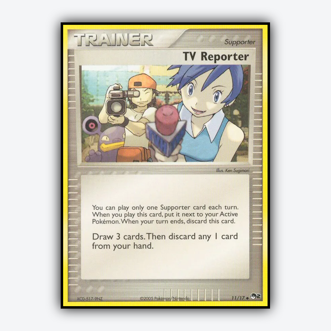 TV Reporter 011/17 - POP Series 2 Set - Card Rug