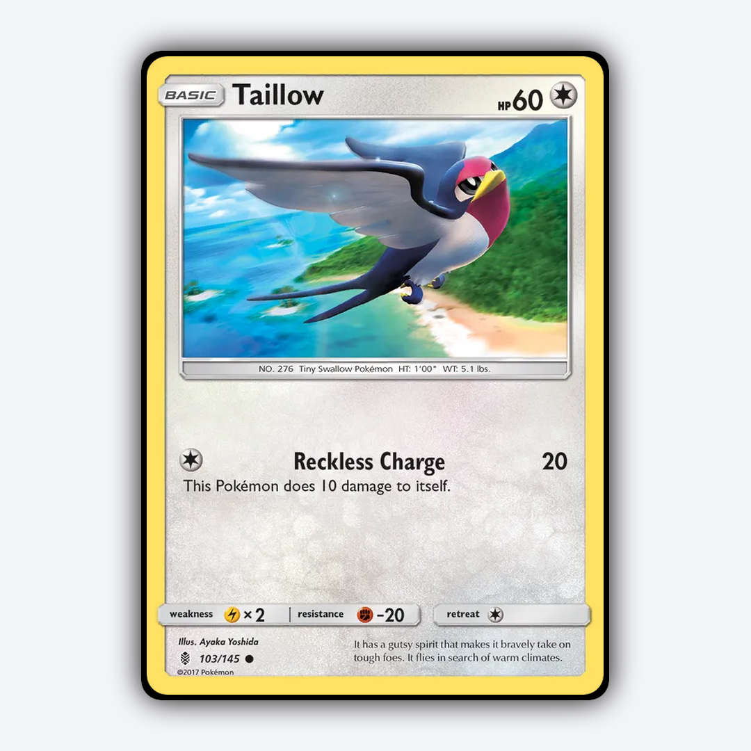 Taillow 103/145 - Guardians Rising Set - Card Rug