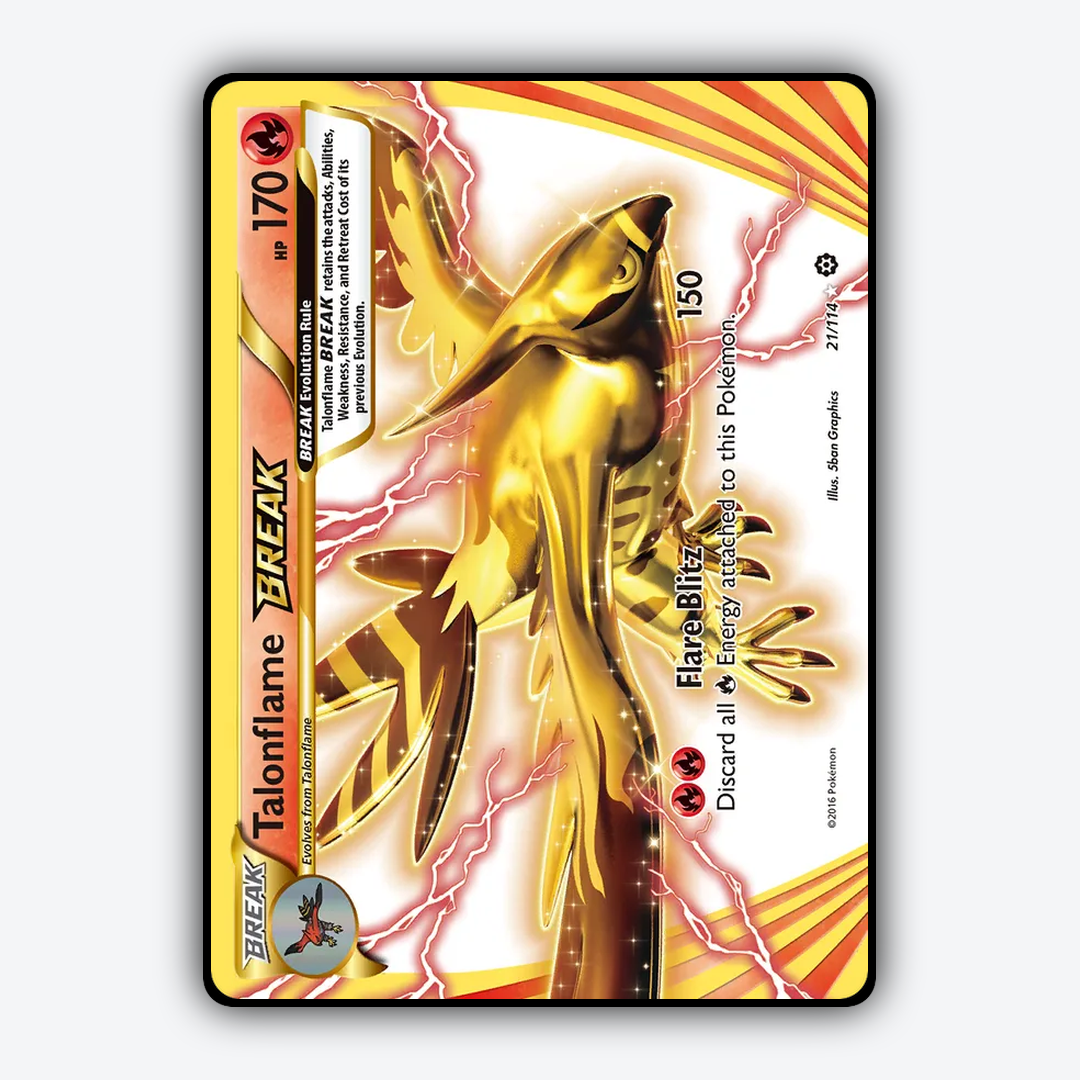 Talonflame BREAK 021/114 - Steam Siege Set - Card Rug