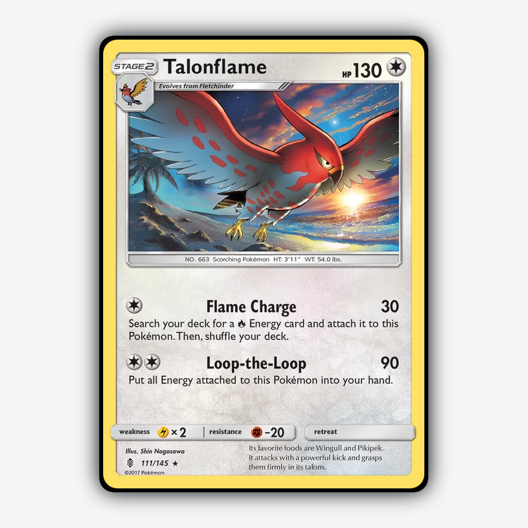 Talonflame 111/145 - Guardians Rising Set - Card Rug