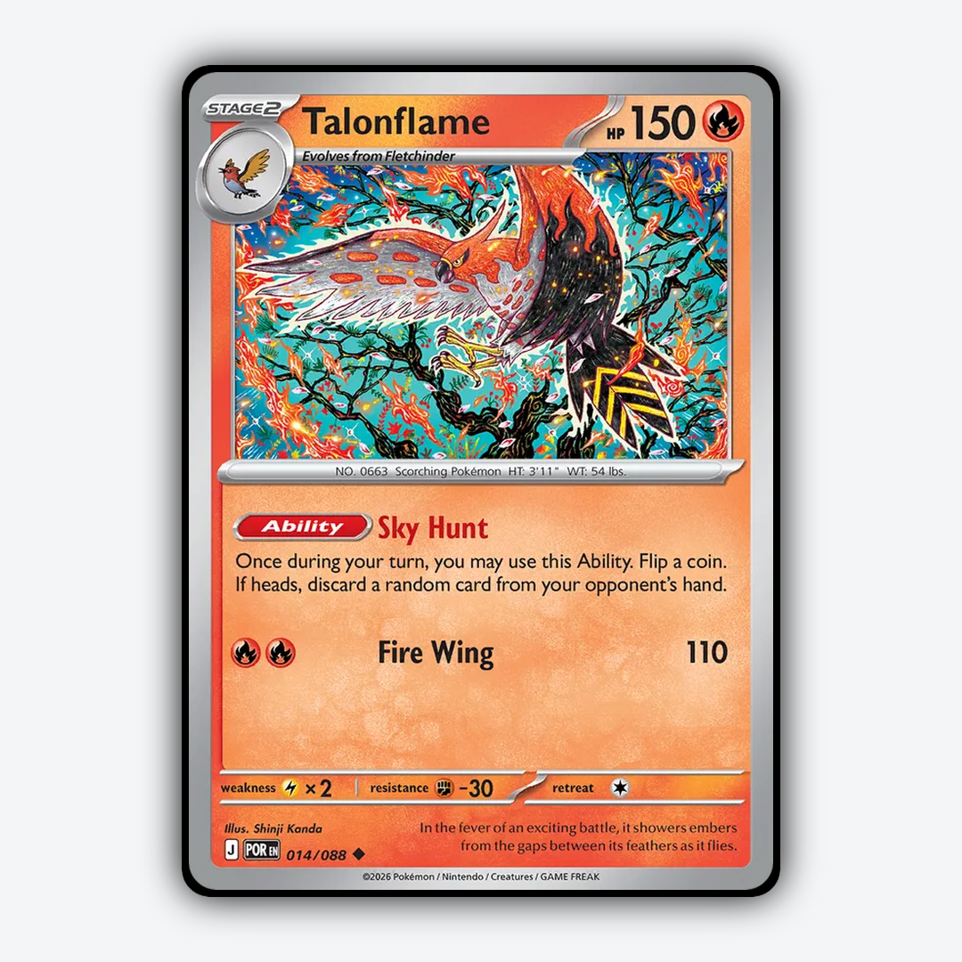 Talonflame 014/088 - Perfect Order Set - Card Rug