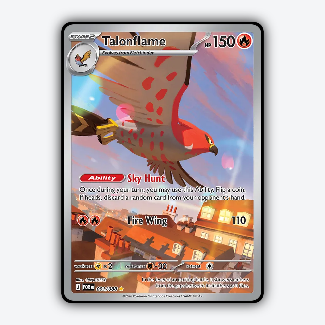 Talonflame 091/088 - Perfect Order Set - Card Rug