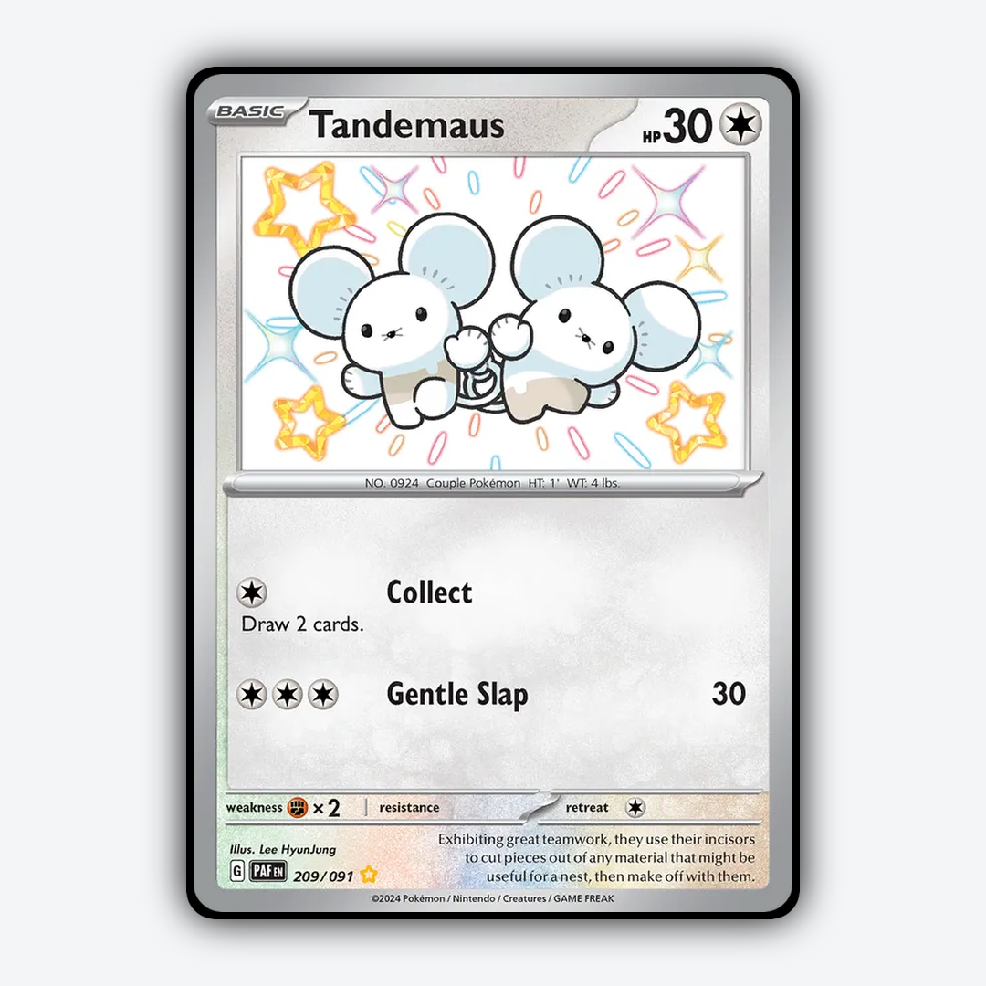 Tandemaus #209 - Paldean Fates Set - Card Rug