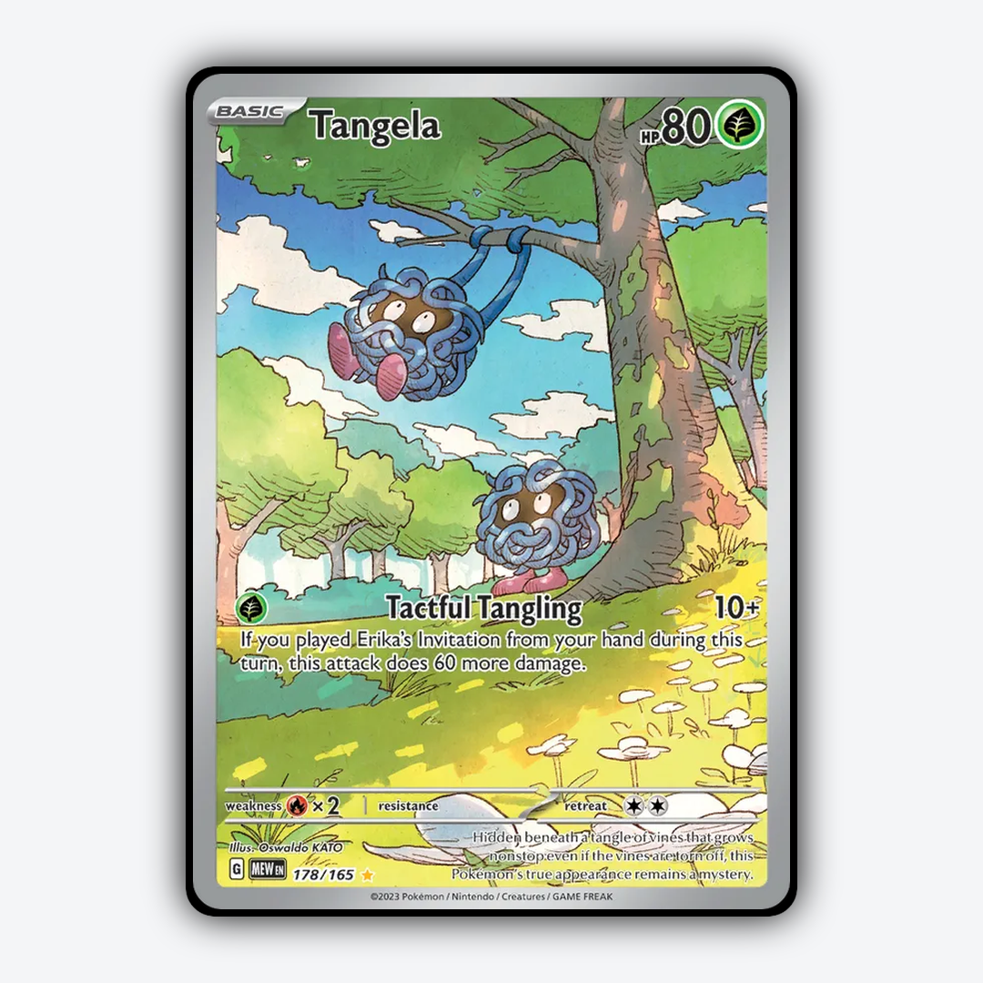 Tangela #178 - 151 Set - Card Rug