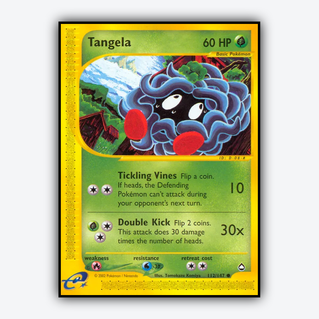 Tangela 112/147 - Aquapolis Set - Card Rug