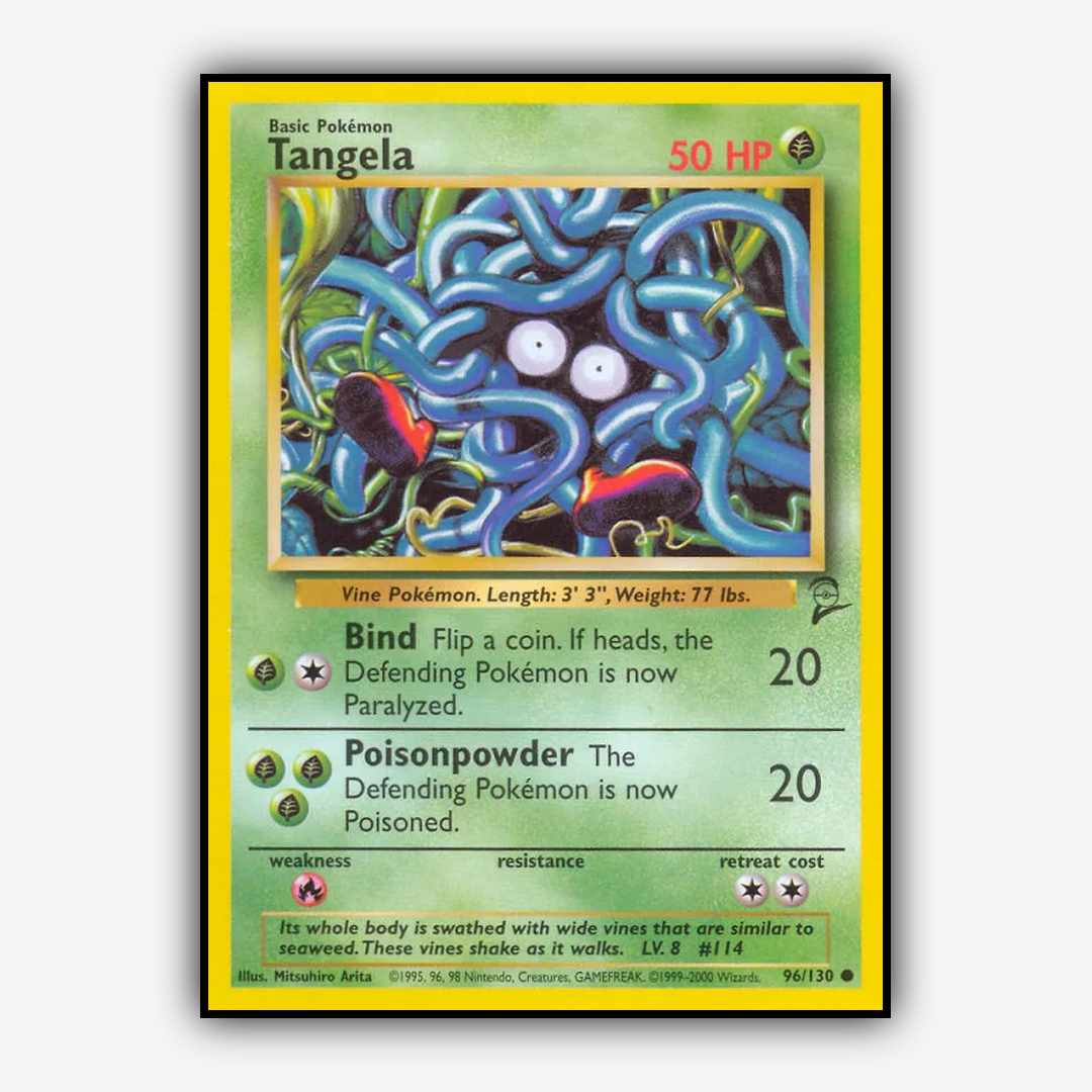 Tangela 096/130 - Base Set 2 Set - Card Rug