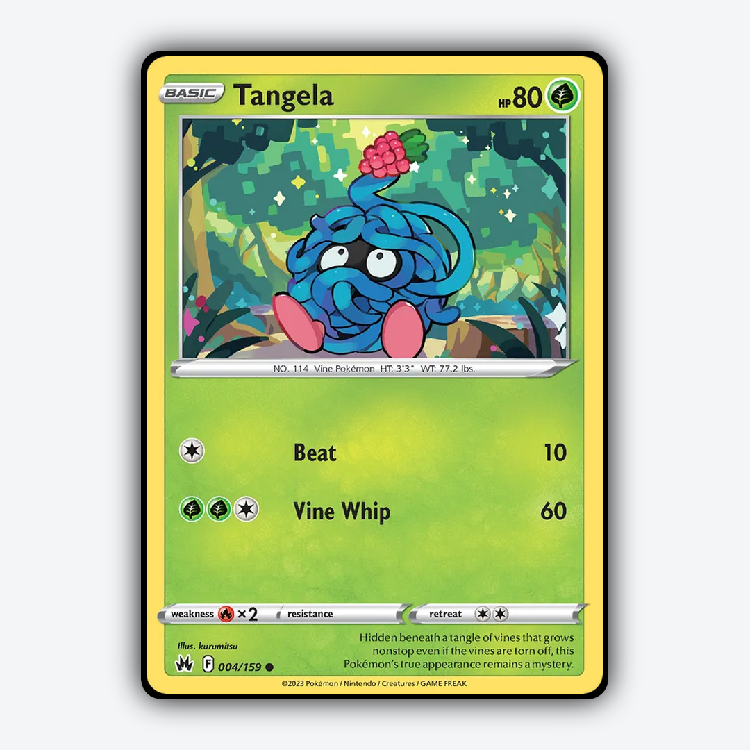 Tangela 004/159 - Crown Zenith Set - Card Rug