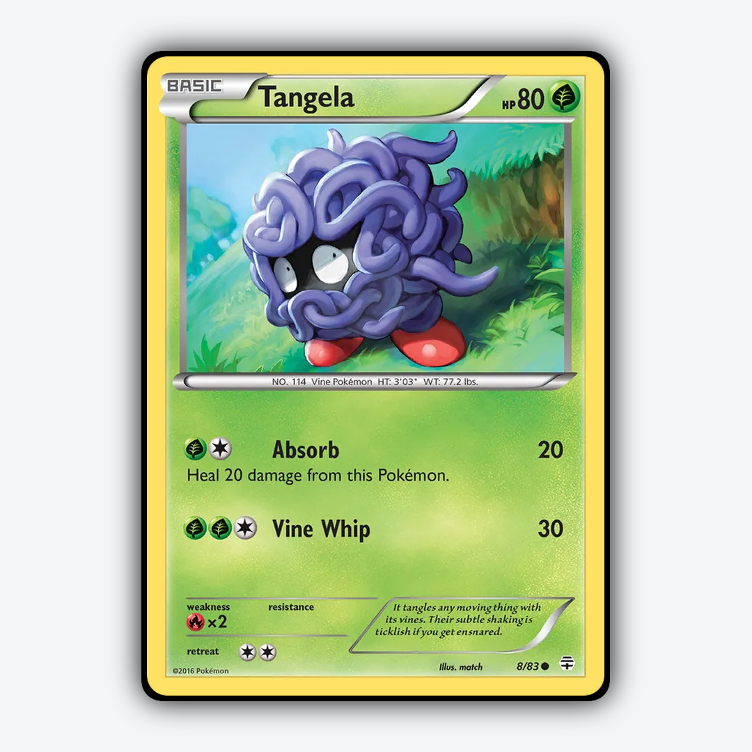 Tangela 008/83 - Generations Set - Card Rug