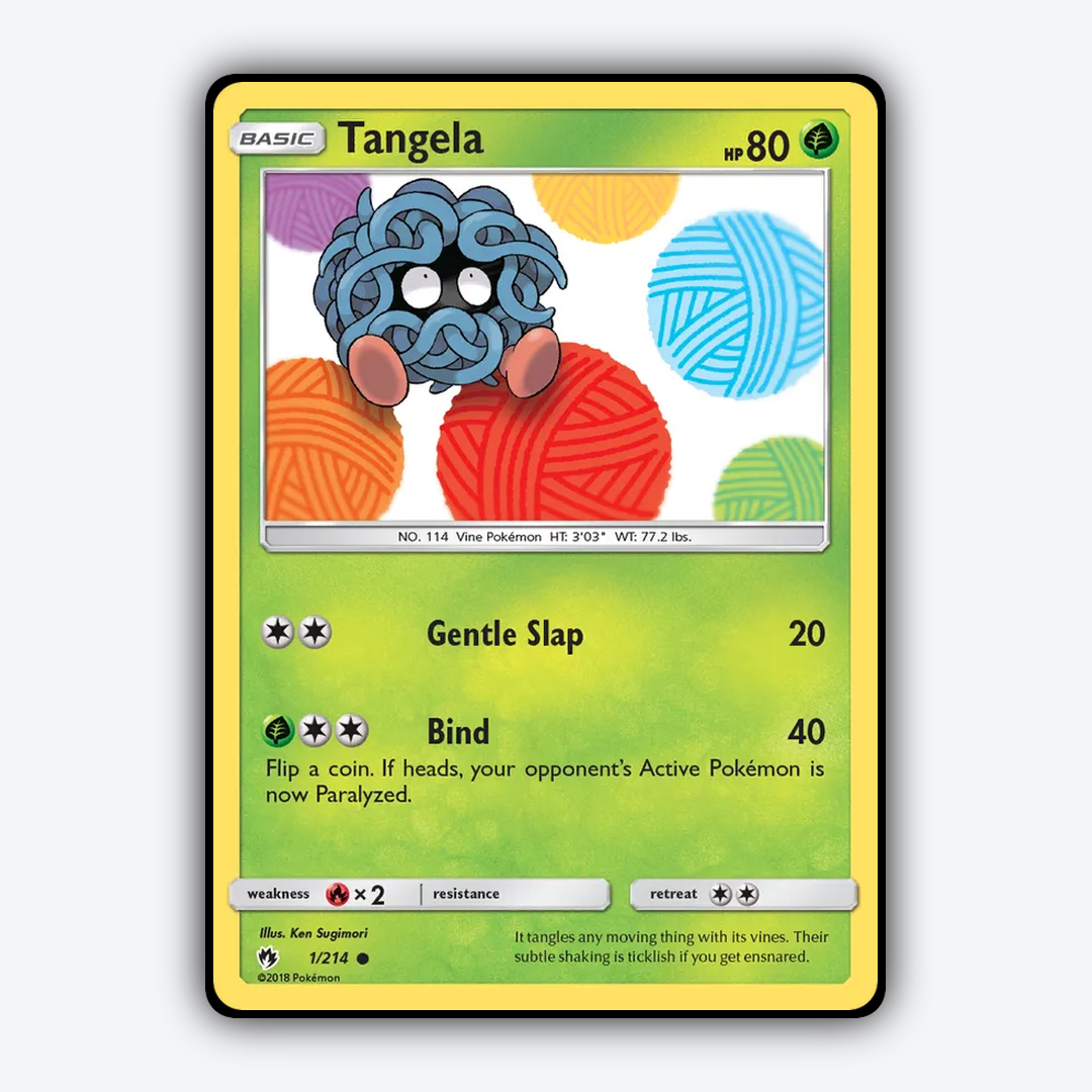 Tangela 001/214 - Lost Thunder Set - Card Rug