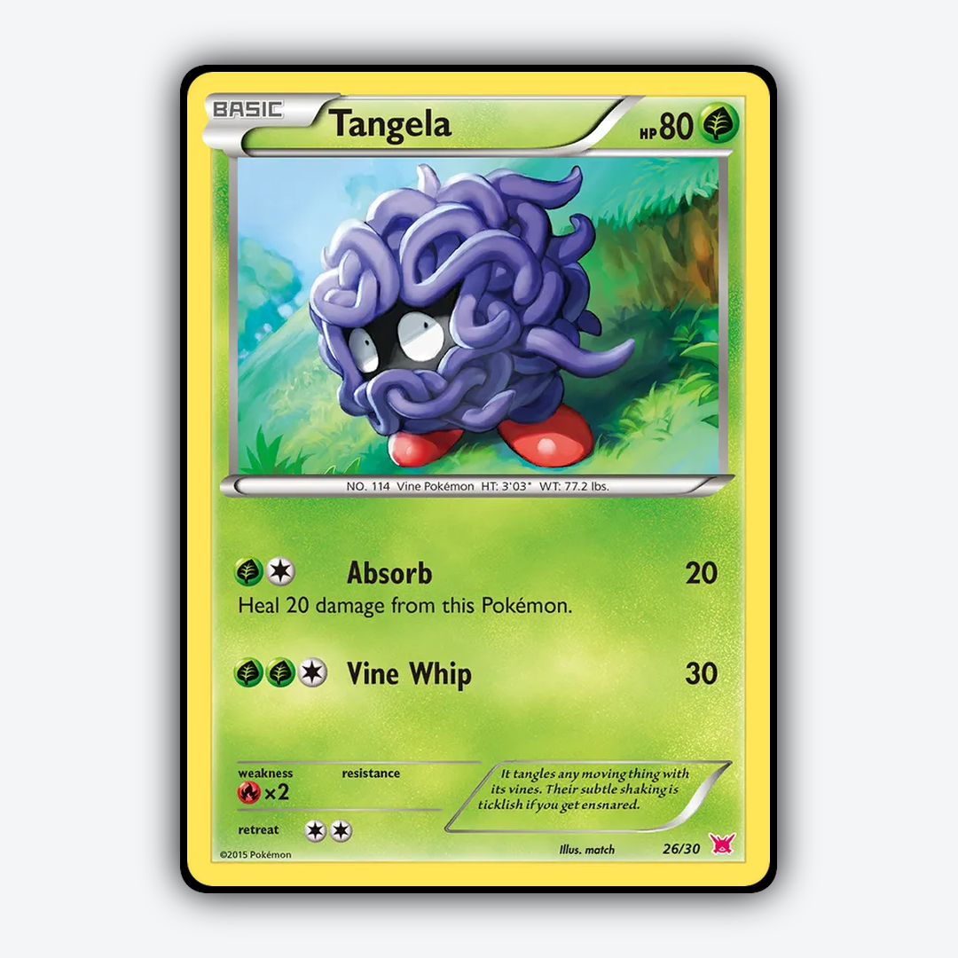 Tangela 026/30 - XY Trainer Kit Latias Set - Card Rug