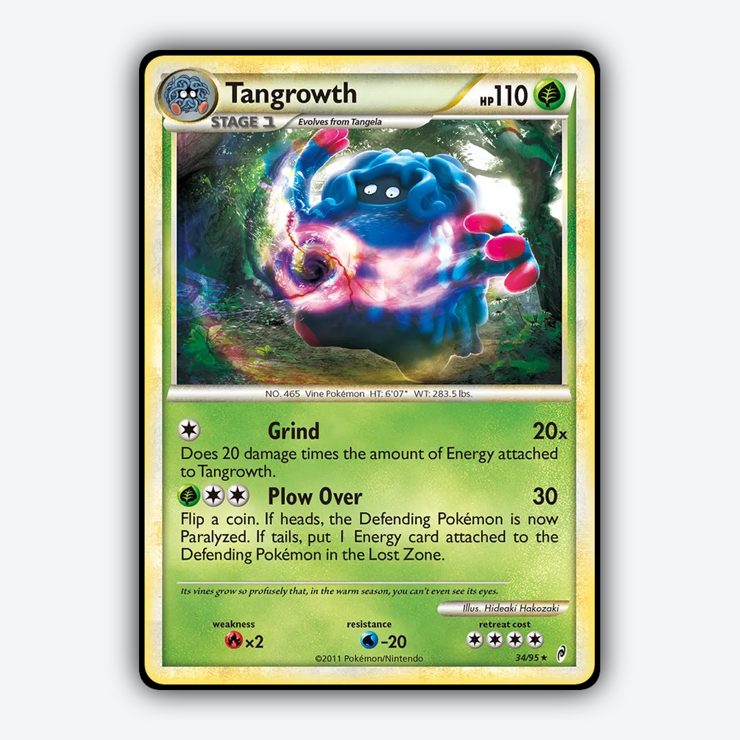 Tangrowth 034/95 - Call of Legends Set - Card Rug