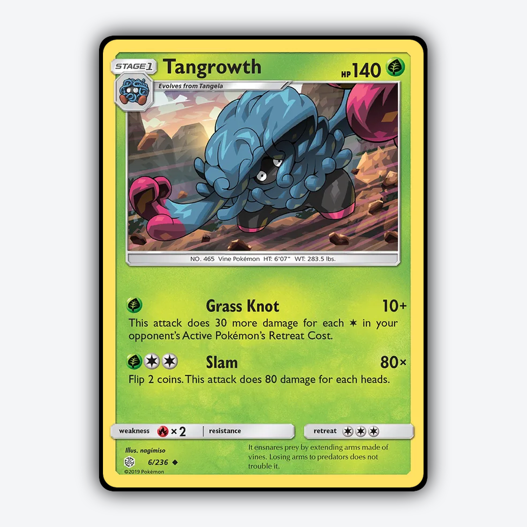 Tangrowth 006/236 - Cosmic Eclipse Set - Card Rug