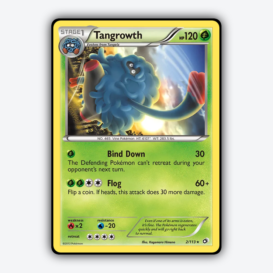 Tangrowth 002/113 - Legendary Treasures Set - Card Rug